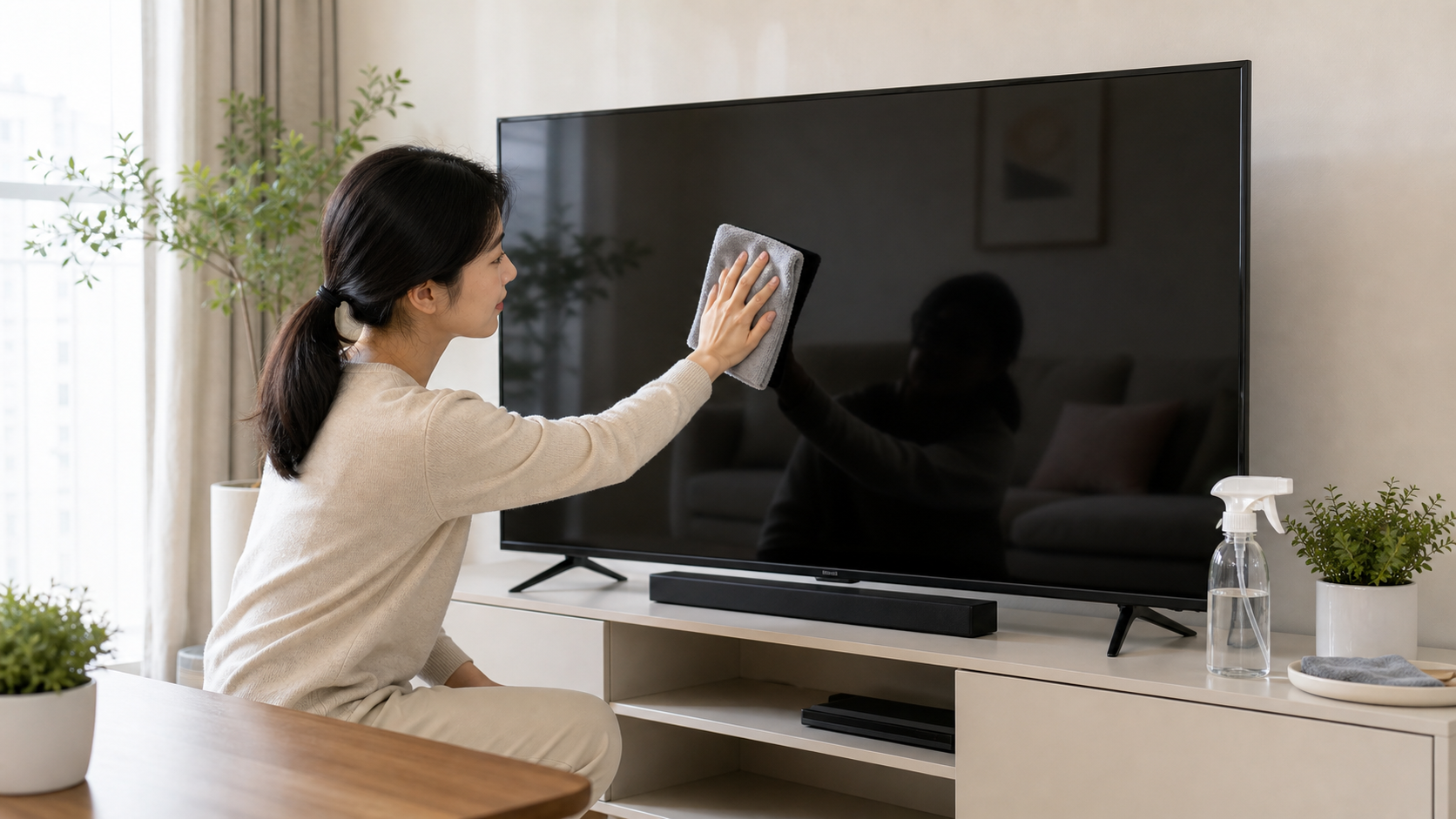 TV 패널 먼지와 정전기, 스프레이 사용 전 꼭 봐야 할 청소법